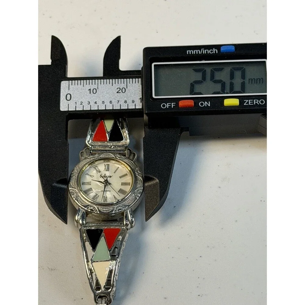 Collezio Quartz Women’s Stretch Bracelet Watch Silver Tone